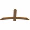 Ekena Millwork Bellingham Timber Gable Bracket, Western Red Cedar, 60"W x 30"H x 1 1/2"D x 5 1/2"F, 12/12 Pitch GBW060X30X0206BEL00SWR - alternate 5